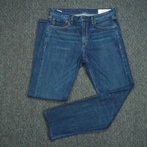 rag & bone Men's Slim Straight Jeans - Dark Blue